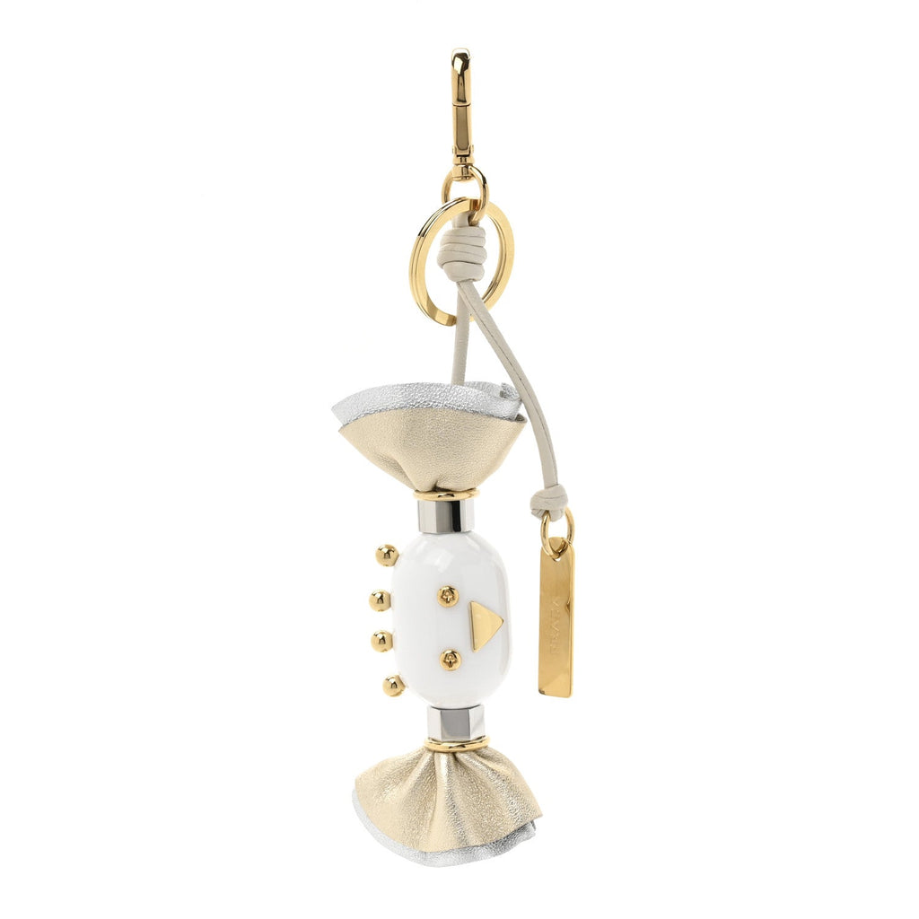 Prada Plexiglass Nappa Candy Keychain Charm Pirite