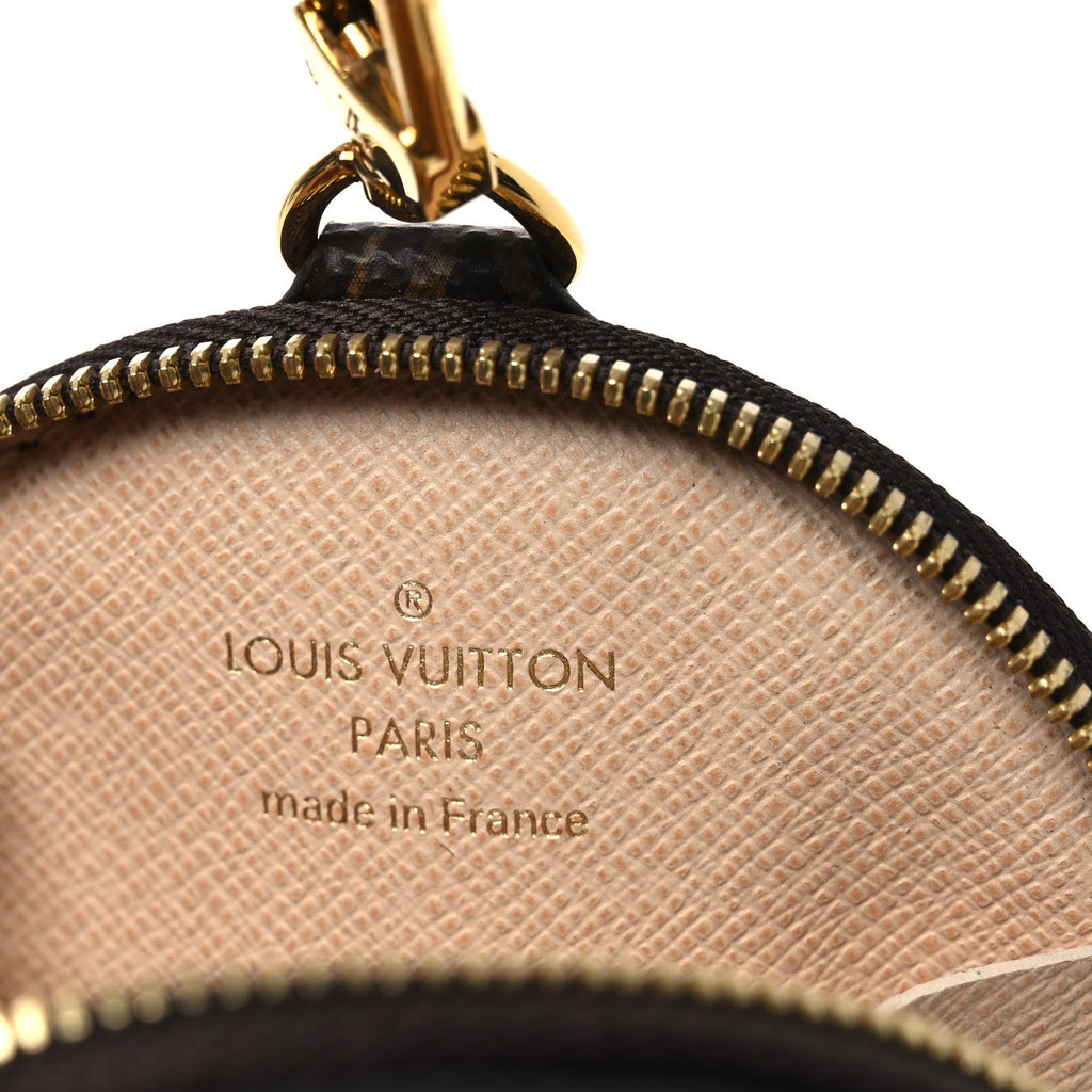 Louis Vuitton Monogram Multi Pochette Accessories Round Coin Purse