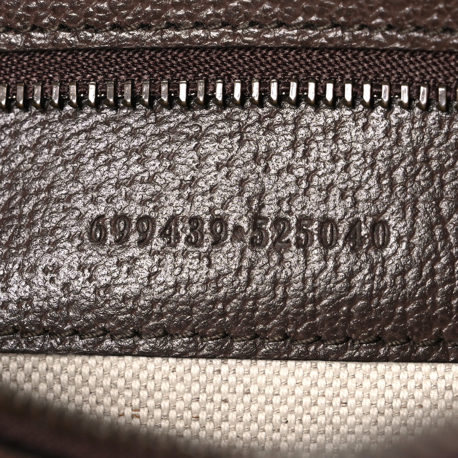 Gucci GG Supreme Monogram Textured Dollar Calfskin Web Ophidia Wristlet Shoulder Bag Beige Ebony New Acero