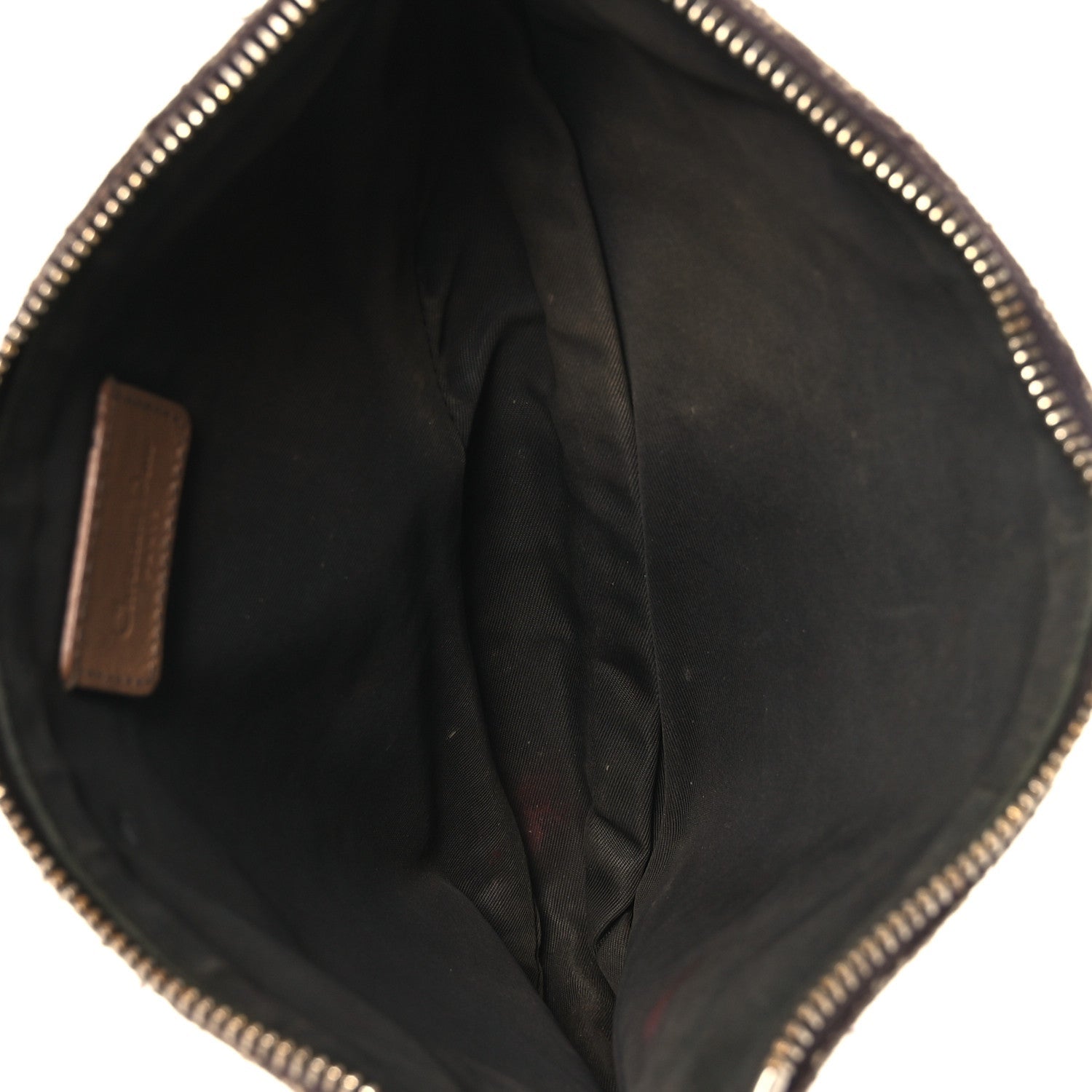 Christian Dior Monogram Mini Saddle Pochette Brown
