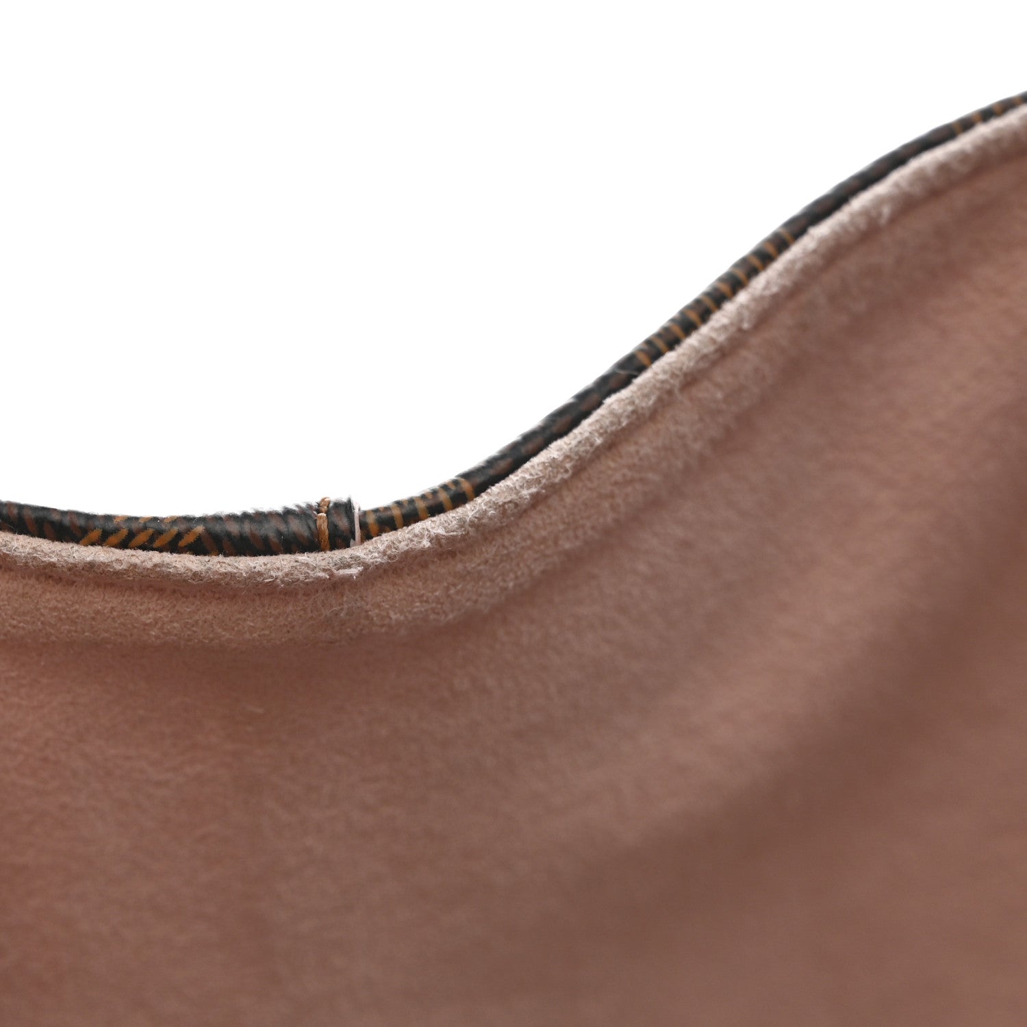 Louis Vuitton Damier Ebene Caissa Hobo Rose Ballerine