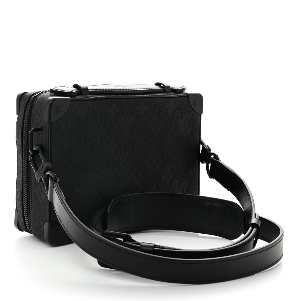 Louis Vuitton Taurillon Monogram Soft Trunk Black