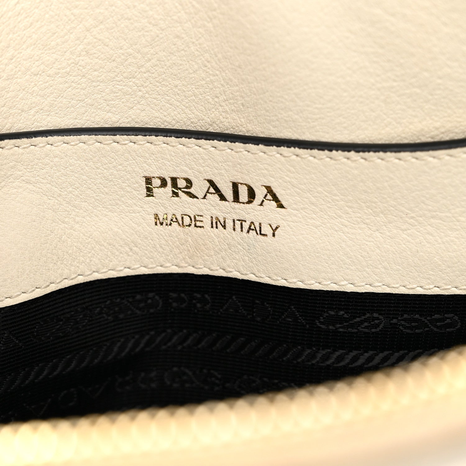 Prada Soft Calfskin Medium Darling Shoulder Bag White