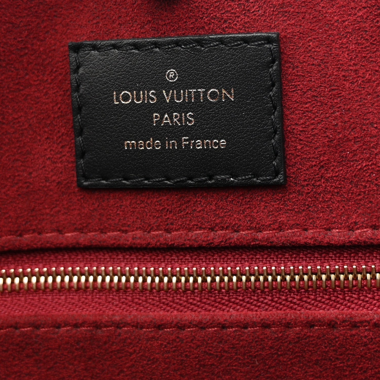 Louis Vuitton Empreinte Monogram Giant Onthego MM Black Beige