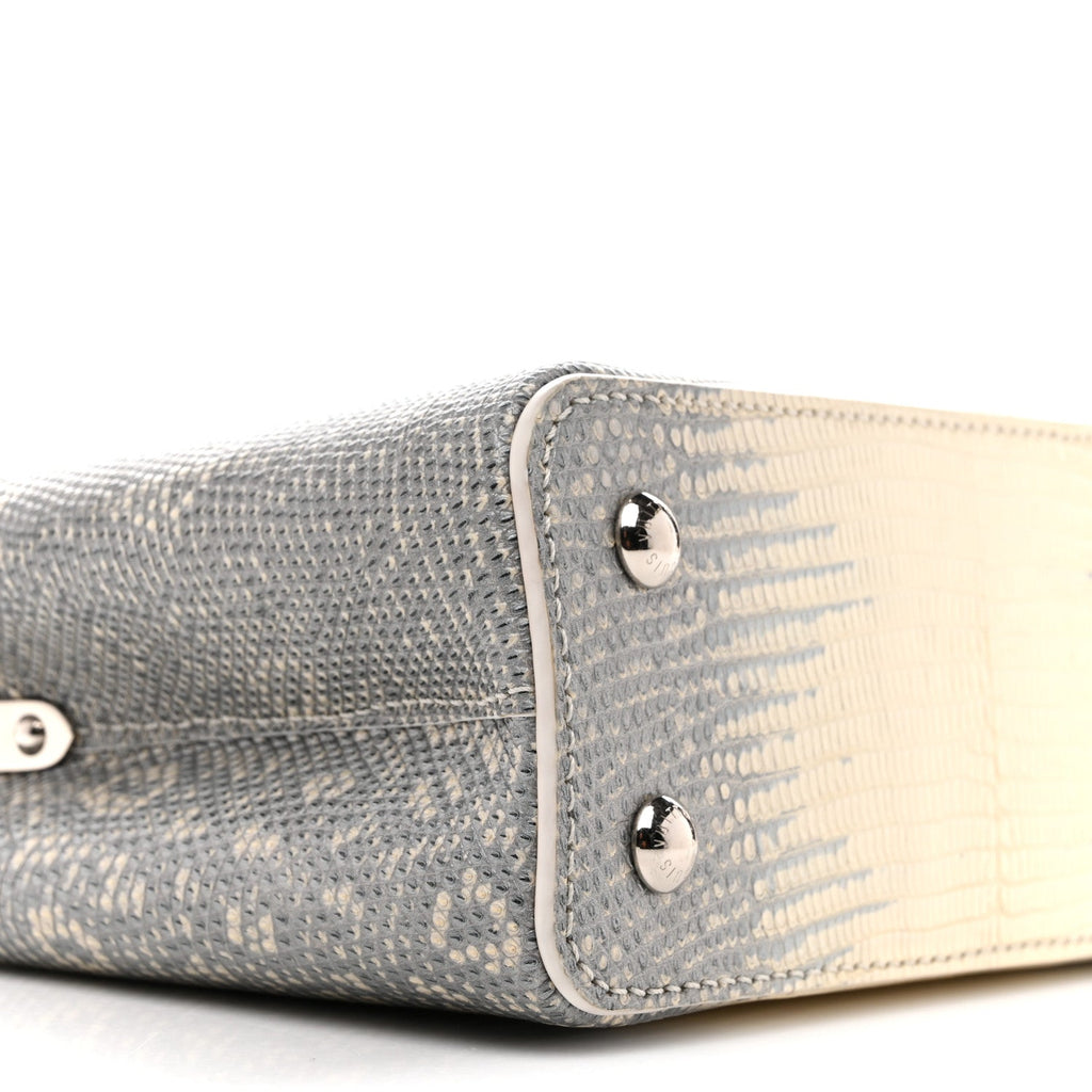 Louis Vuitton Lizard Capucines Mini White