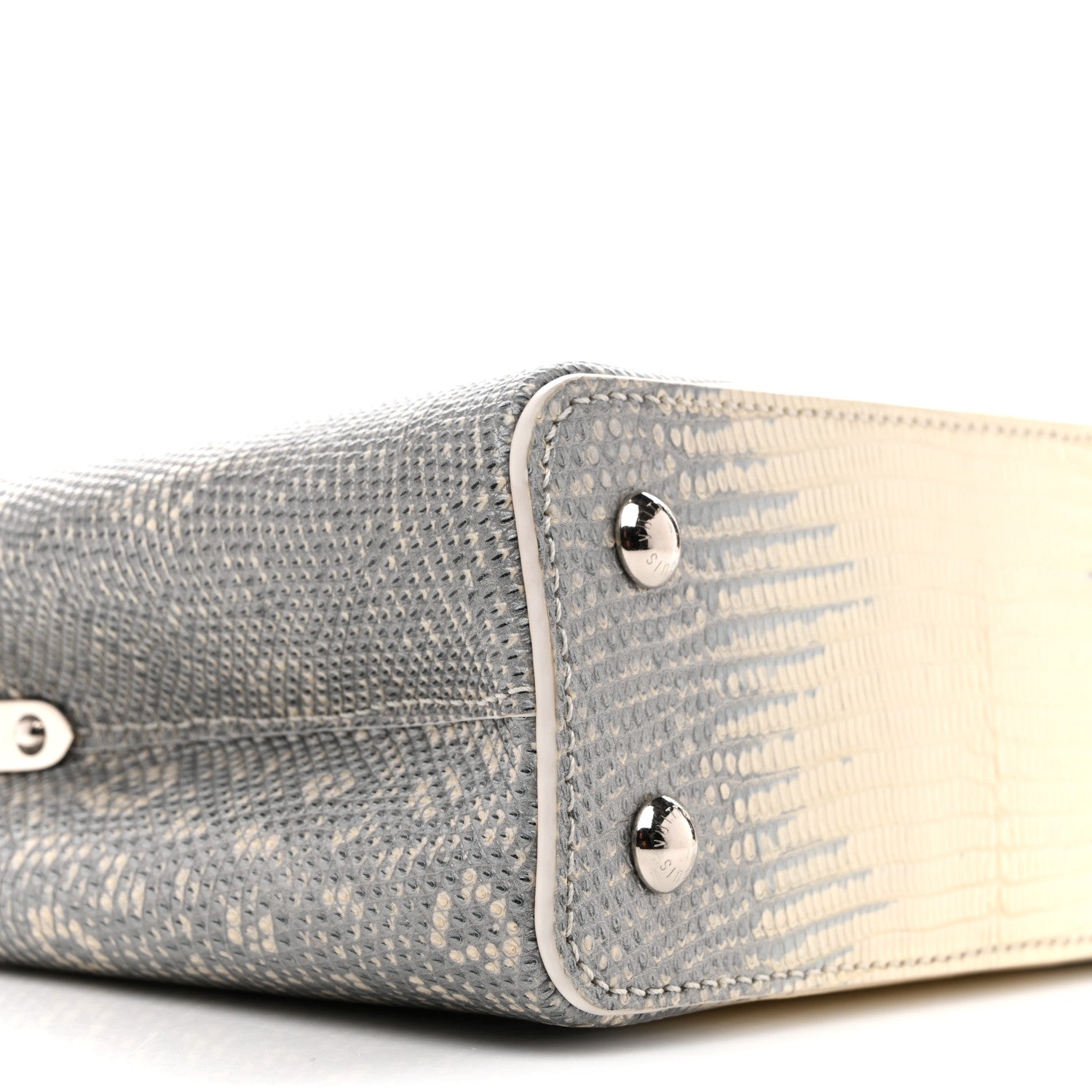 Louis Vuitton Lizard Capucines Mini White