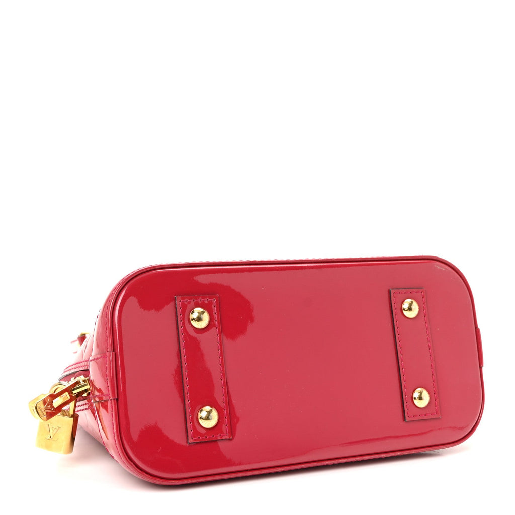 Louis Vuitton Vernis Alma BB Rose Indien