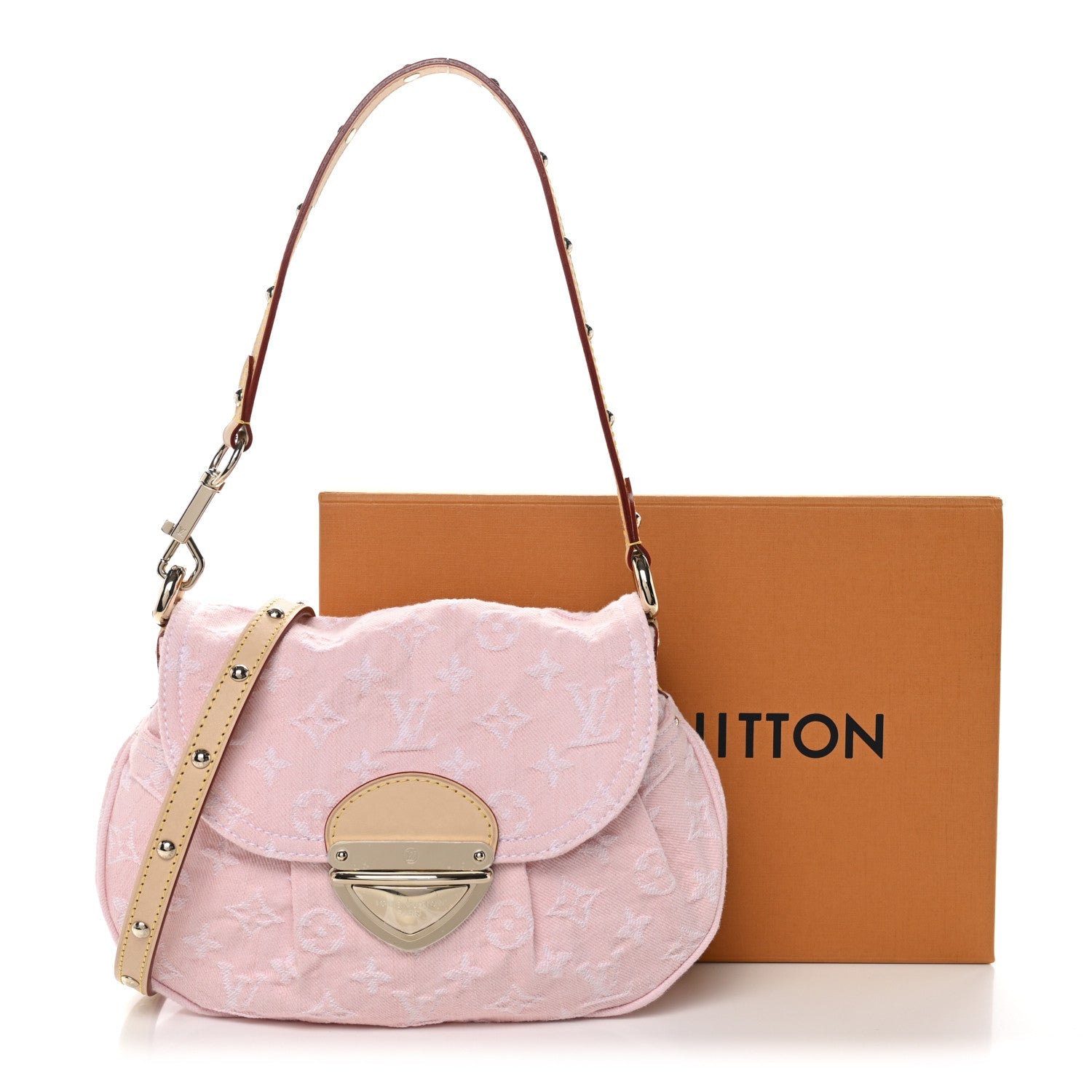 Louis Vuitton Monogram Denim Sunset  Washed Pink