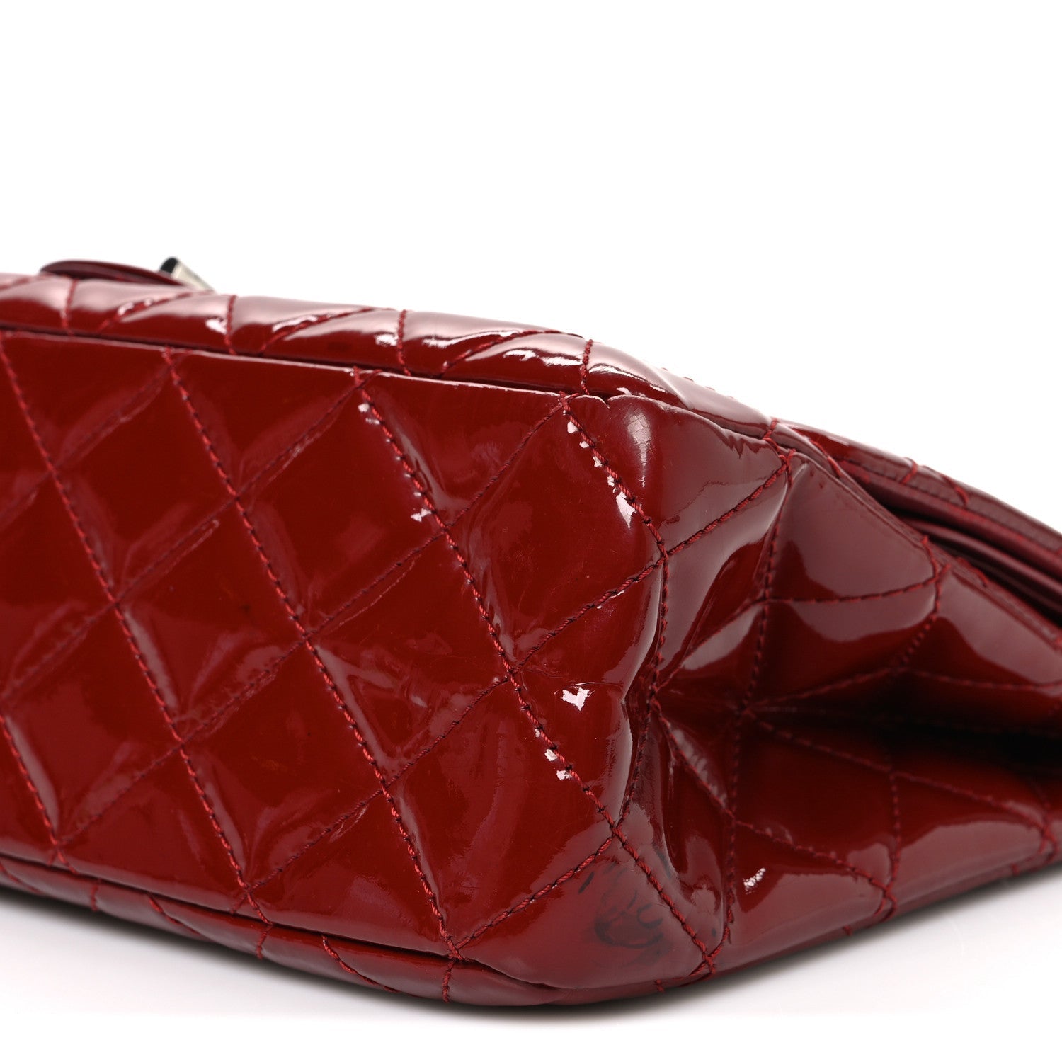 Chanel Patent Quilted 2.55 Reissue 226 Flap Red