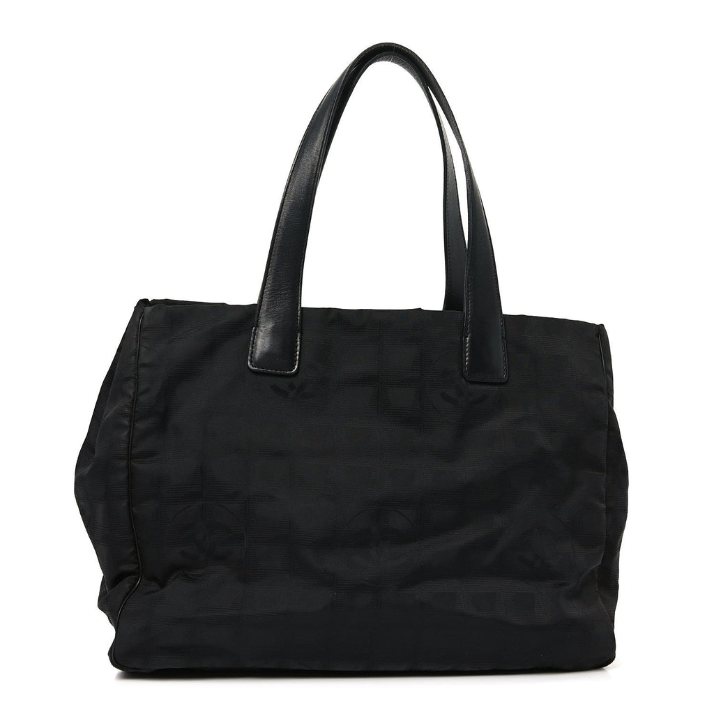 Chanel Nylon Large Travel Tote Black