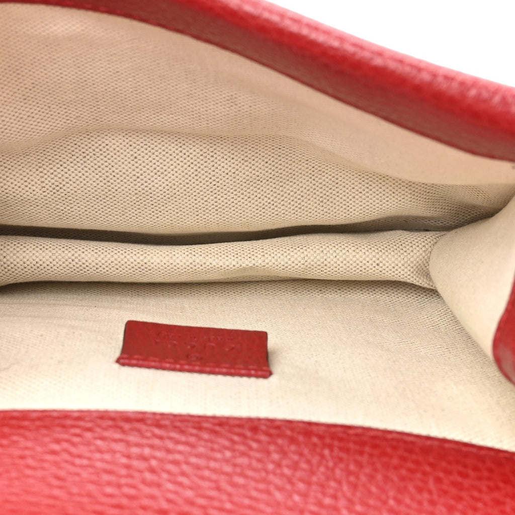 Gucci Calfskin Mini Dionysus Shoulder Bag Hibiscus Red