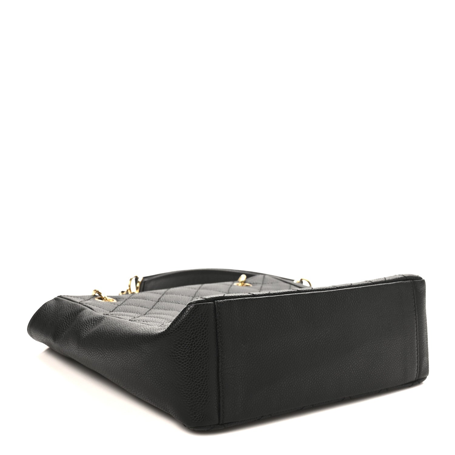 Chanel Caviar Quilted Petit Shopping Tote PST Black