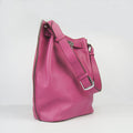 Hermes Nappa Leather Shoulder Bag H2804 peach Silver