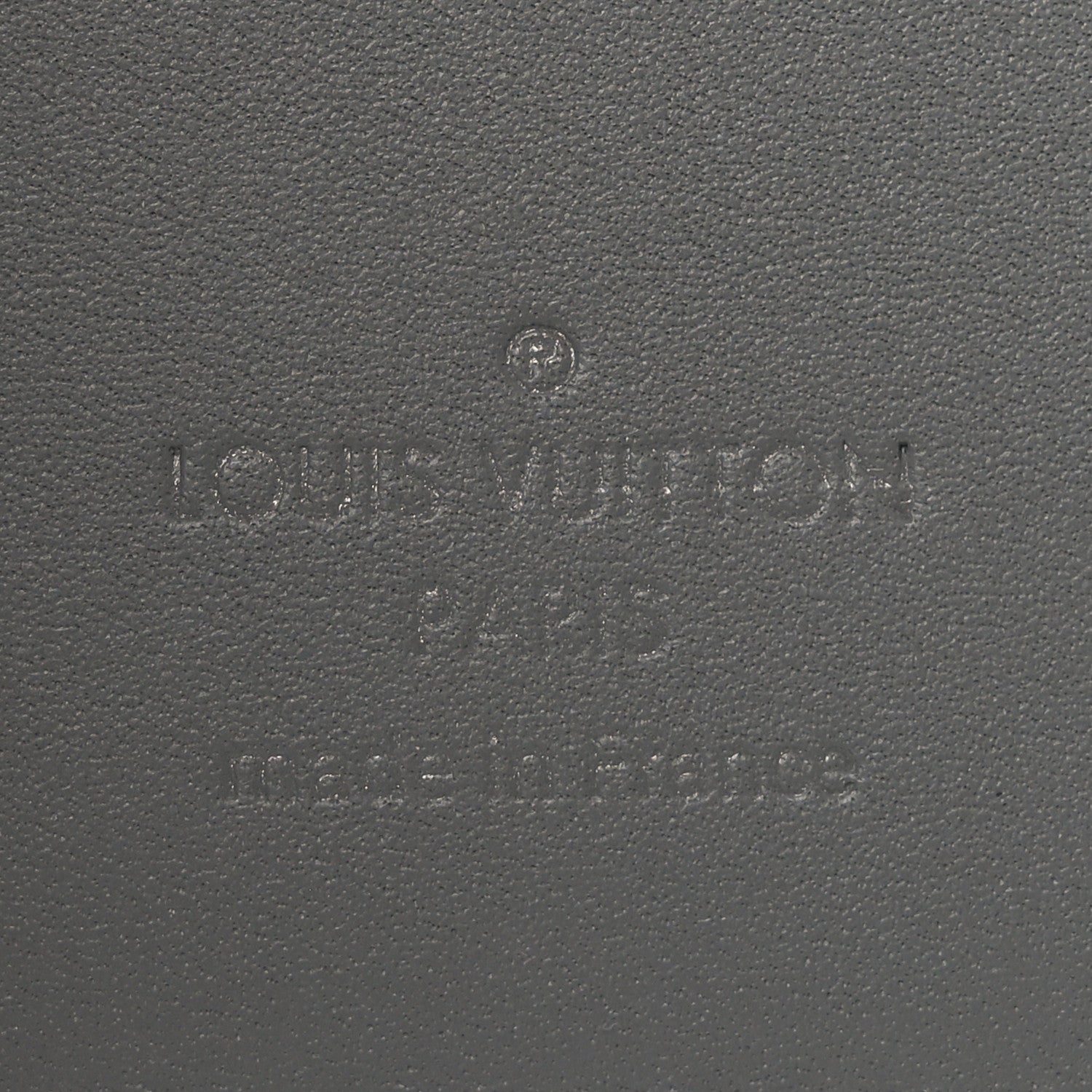 Louis Vuitton Calfskin Monogram Shadow Pocket Organizer Antarctic Grey