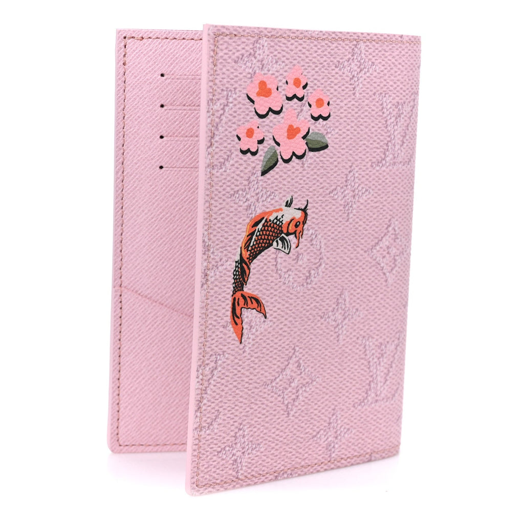 Louis Vuitton Monogram Paris Tokyo Pocket Organizer NM Pink