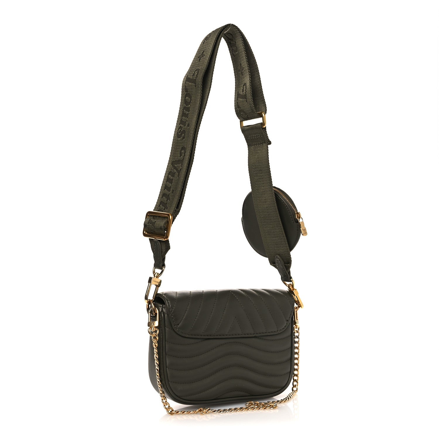 Louis Vuitton Calfskin New Wave Multi Pochette Kaki