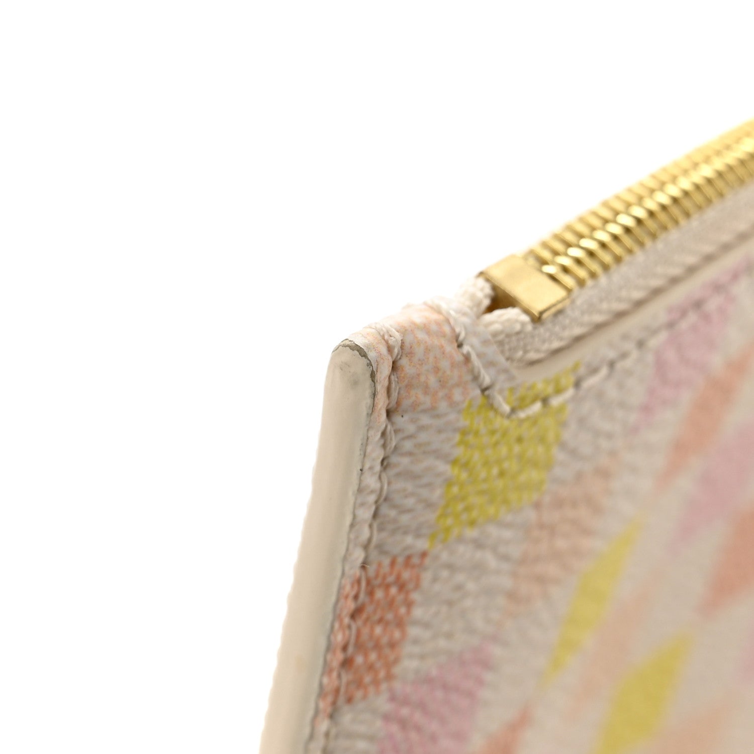 Louis Vuitton Damier Giant Neverfull MM Pochette Peach