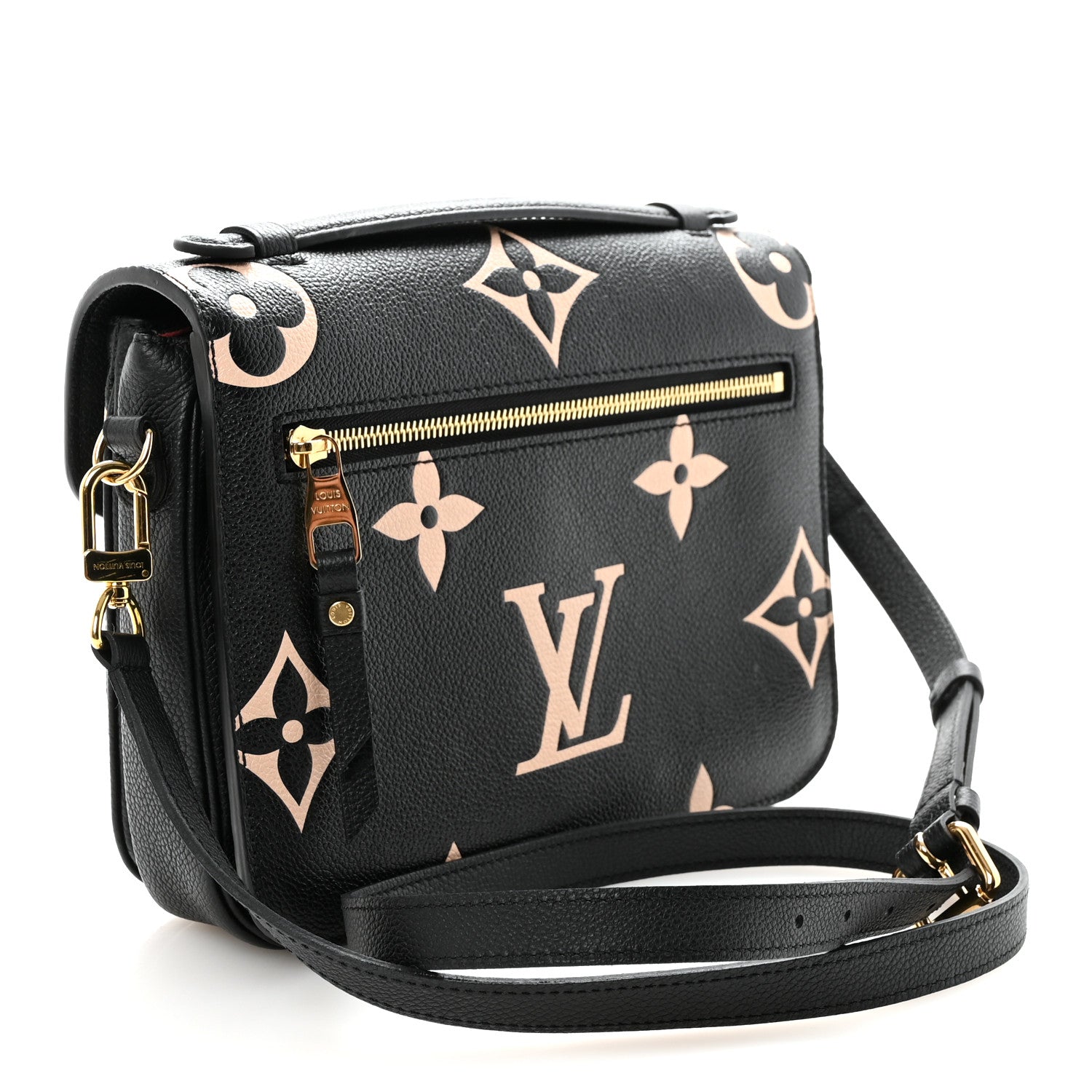Louis Vuitton Empreinte Monogram Giant Pochette Metis Black Beige