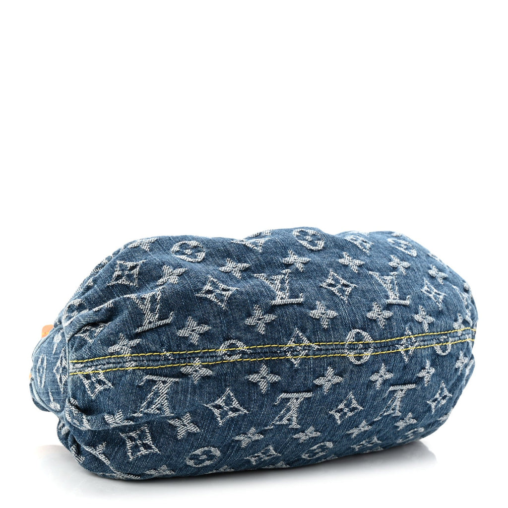 Louis Vuitton Monogram Denim Pleaty Blue