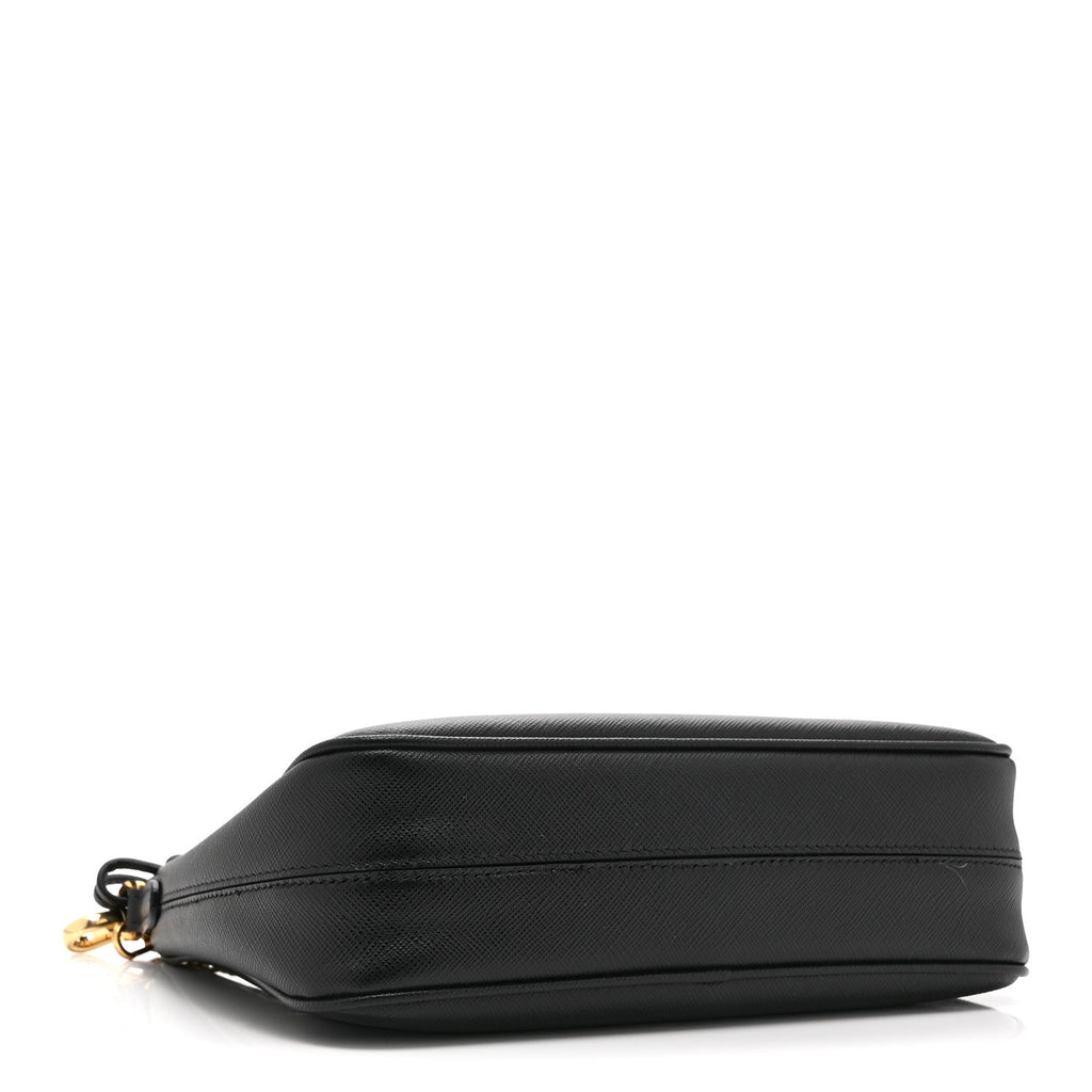 Prada Saffiano Lux Re-Edition 2005 Shoulder Bag Black