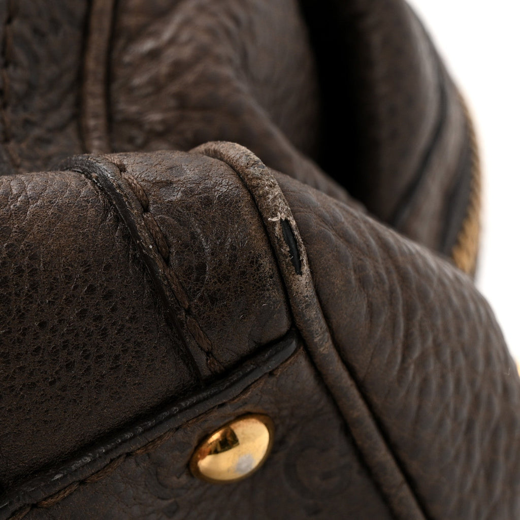 Gucci Guccissima Aviatrix Medium Boston Chocolate