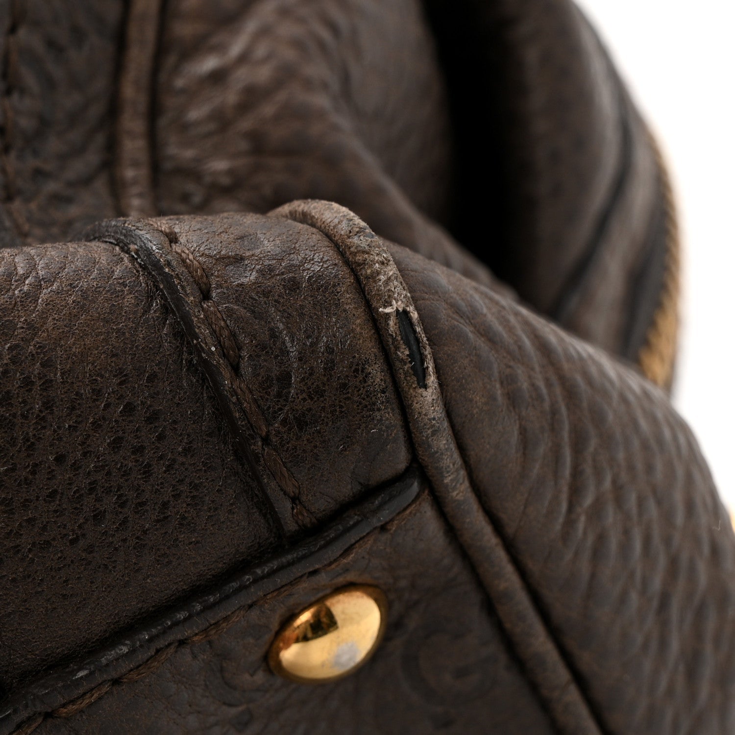 Gucci Guccissima Aviatrix Medium Boston Chocolate