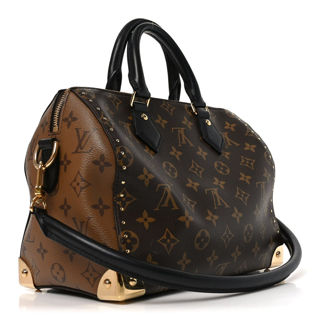 Louis Vuitton Reverse Monogram Speedy Trunk 25