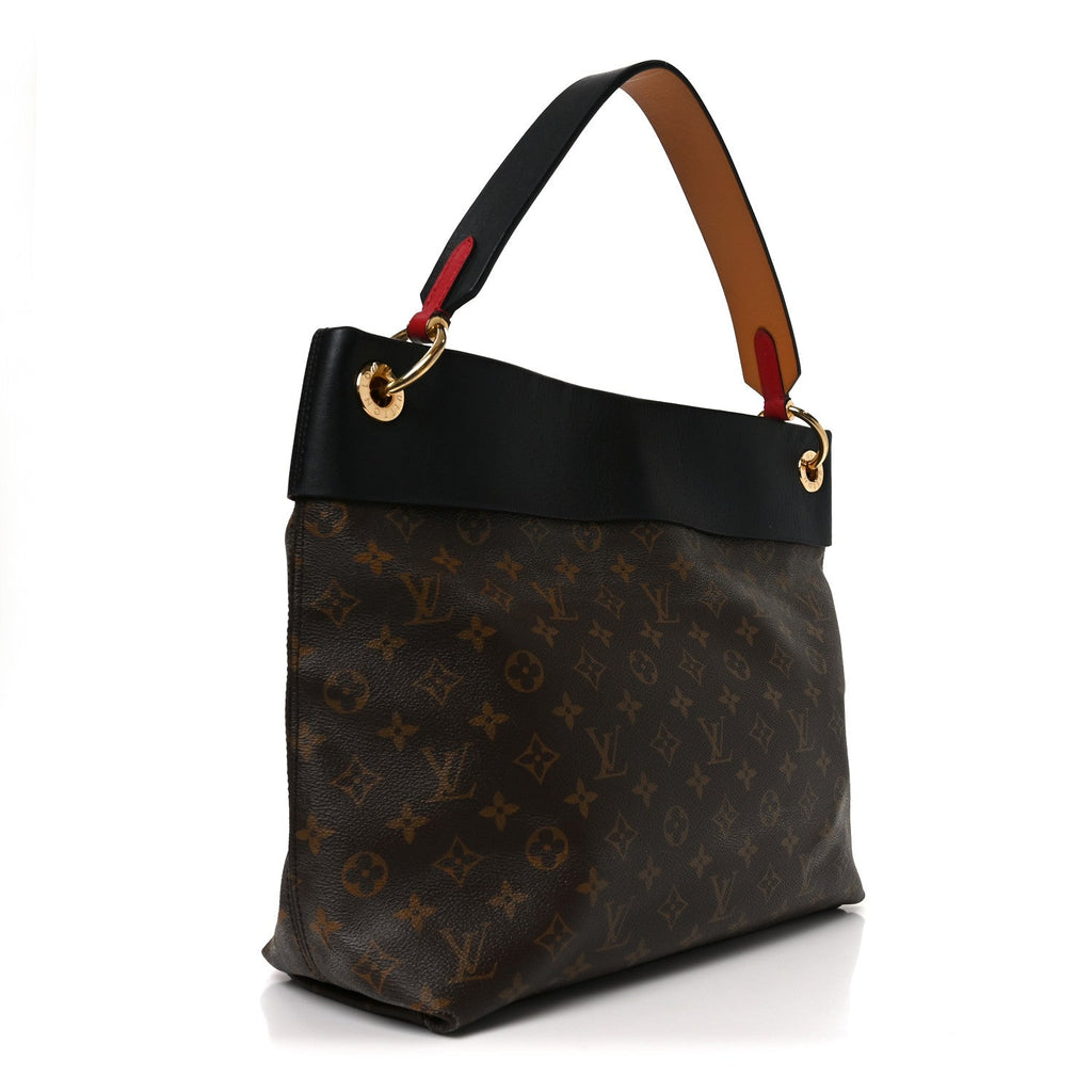 Louis Vuitton Monogram Tuileries Hobo Black