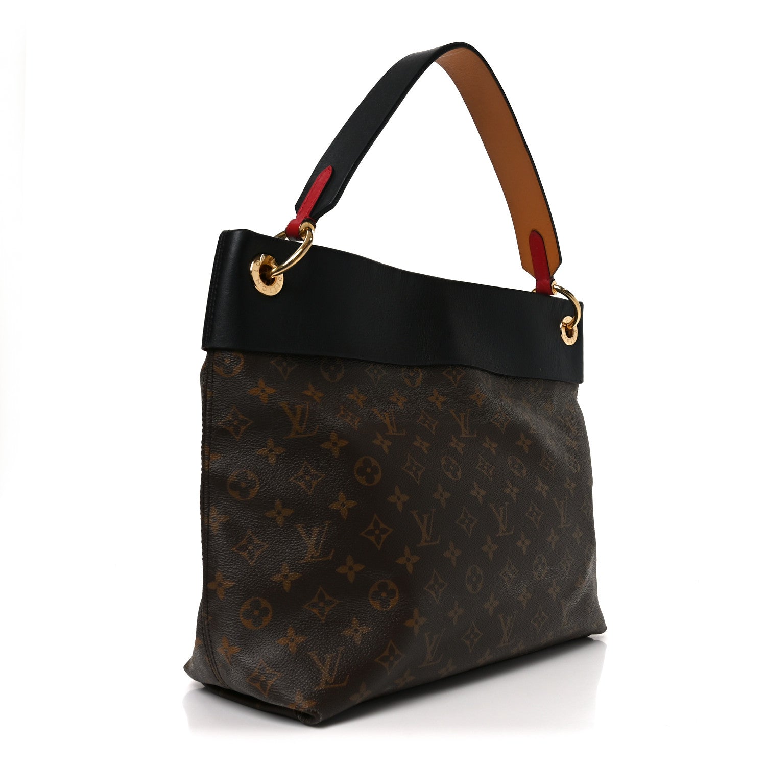 Louis Vuitton Monogram Tuileries Hobo Black