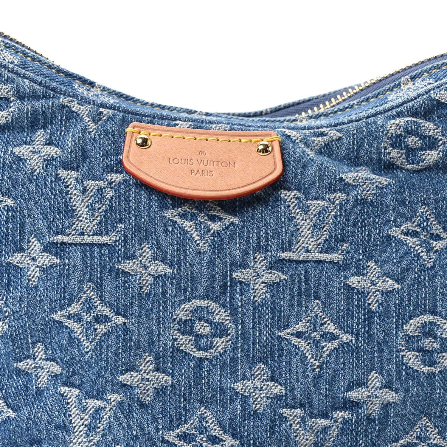 Louis Vuitton Monogram Denim Croissant MM Blue