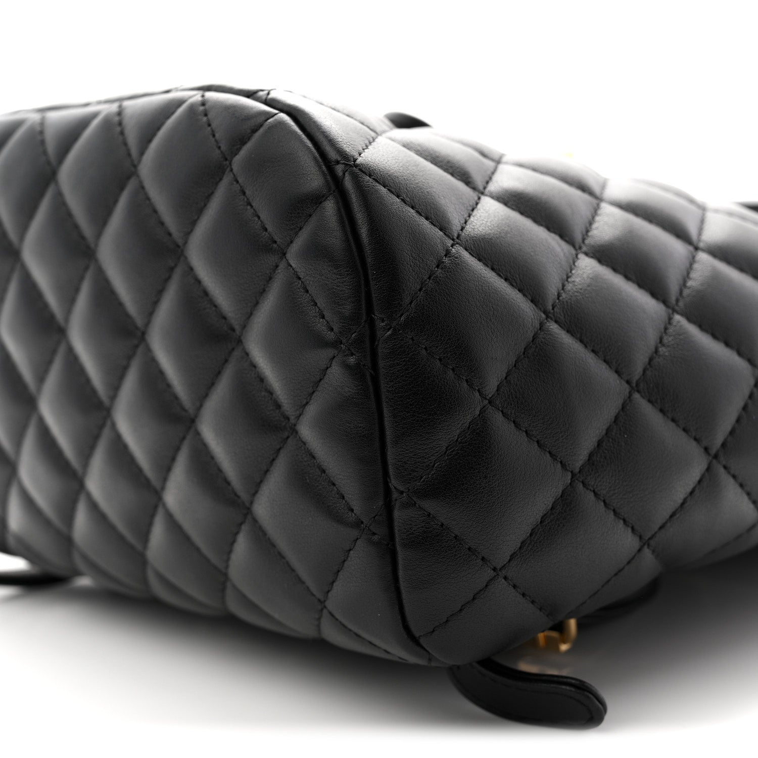 Chanel Lambskin Quilted Small Urban Spirit Backpack Black