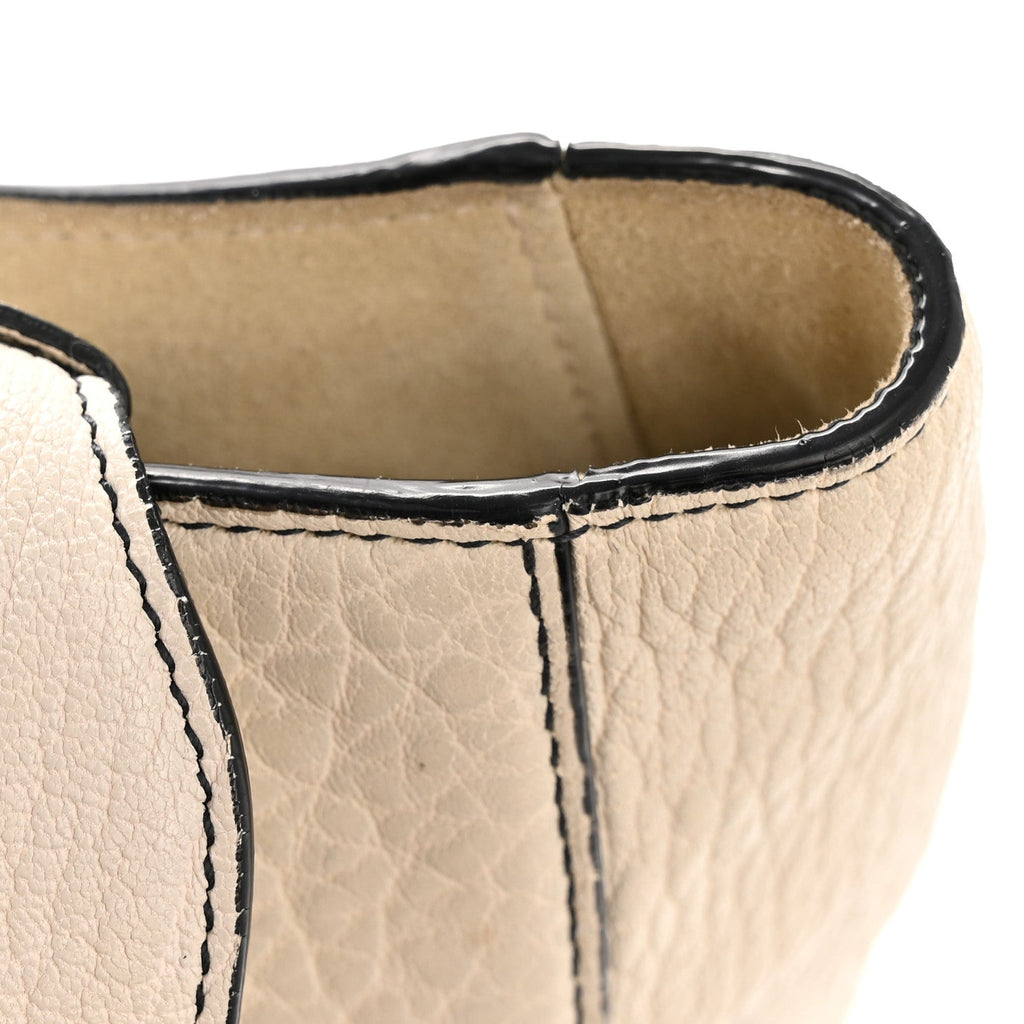 Christian Dior Canyon Grained Lambskin Large Lady Dior Off White