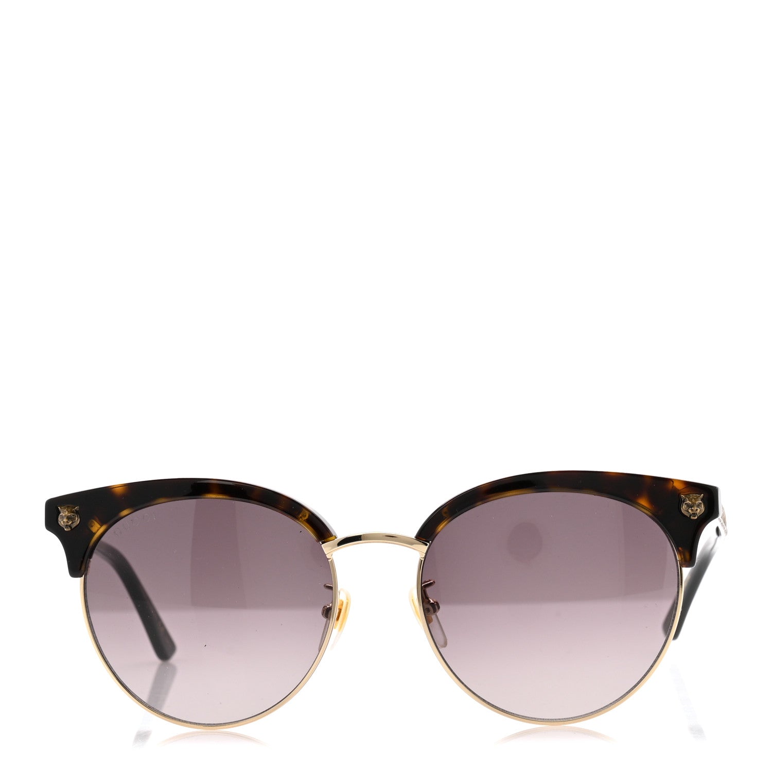 Gucci Metal Tiger GG0222SK Sunglasses Tortoise