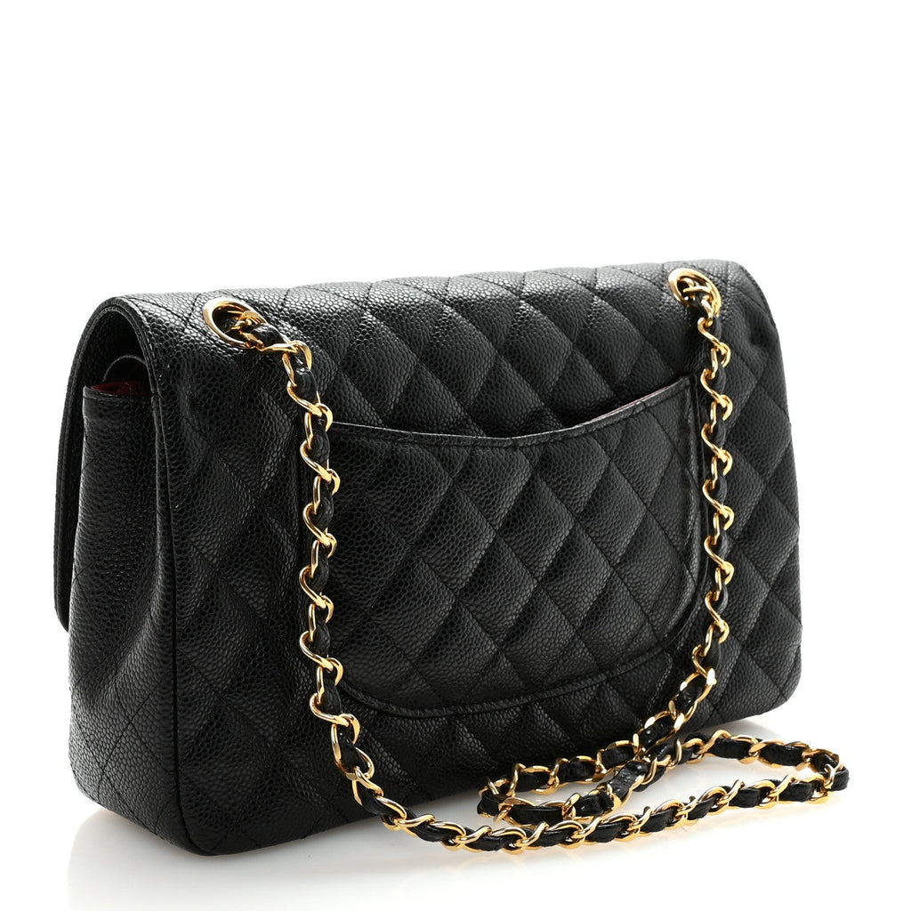 Chanel Caviar Quilted Medium Double Flap Black