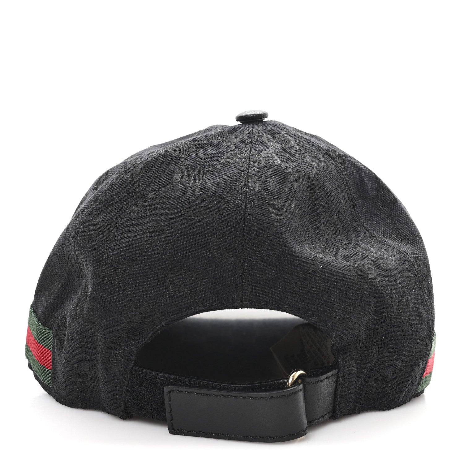 Gucci Monogram Web Baseball Hat L Black