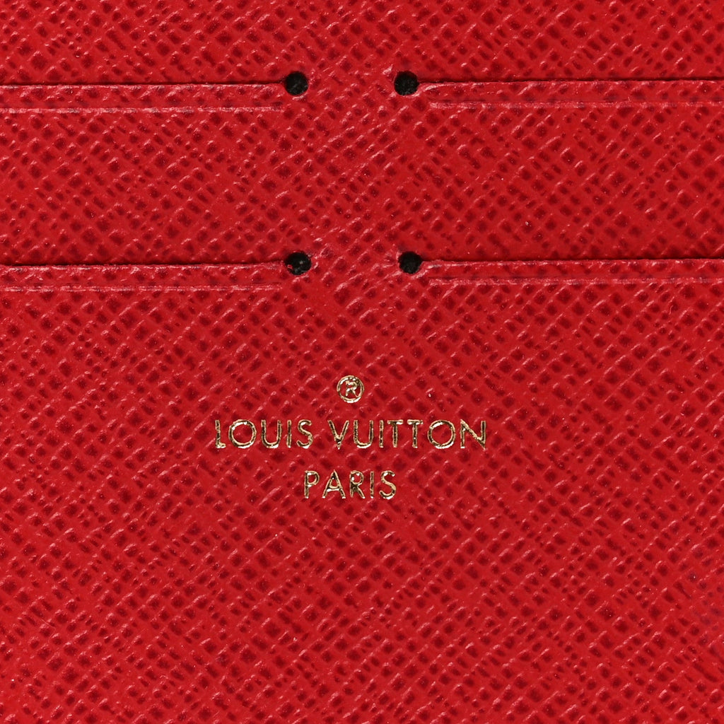 Louis Vuitton Calfskin Felicie Card Holder Insert Cherry