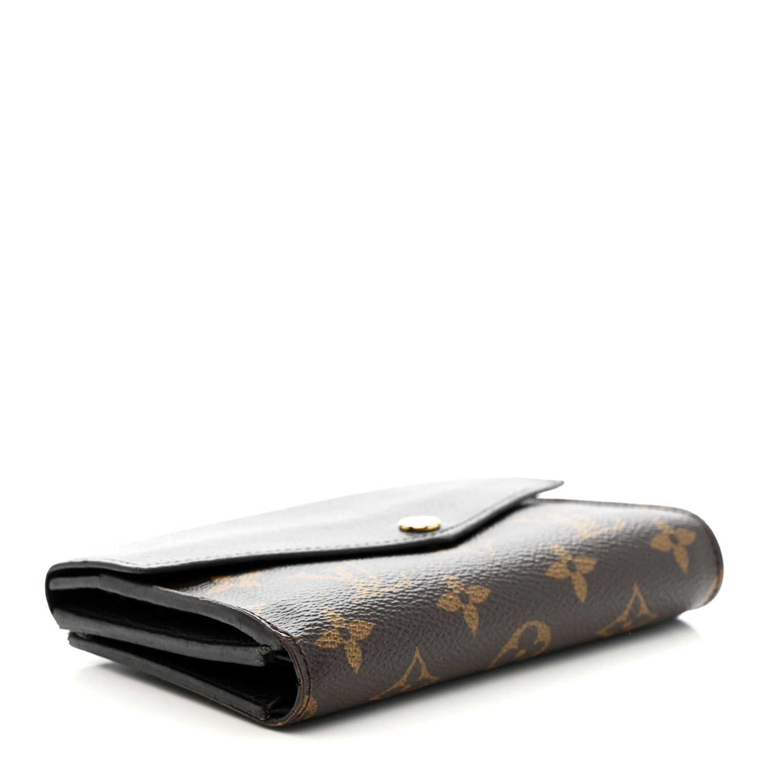 Louis Vuitton Monogram Pallas Compact Wallet Black