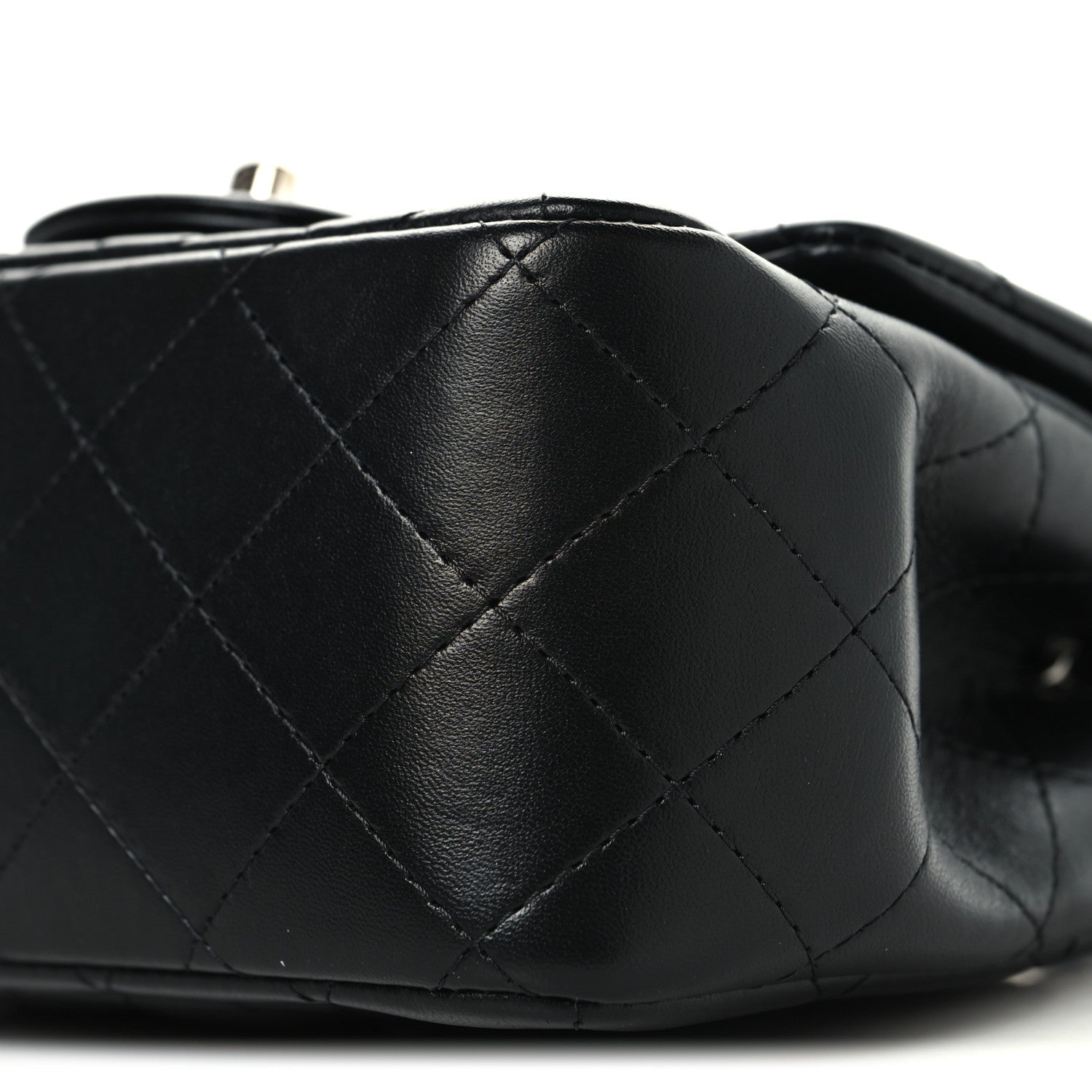 Chanel Lambskin Quilted Mini Square Flap Black