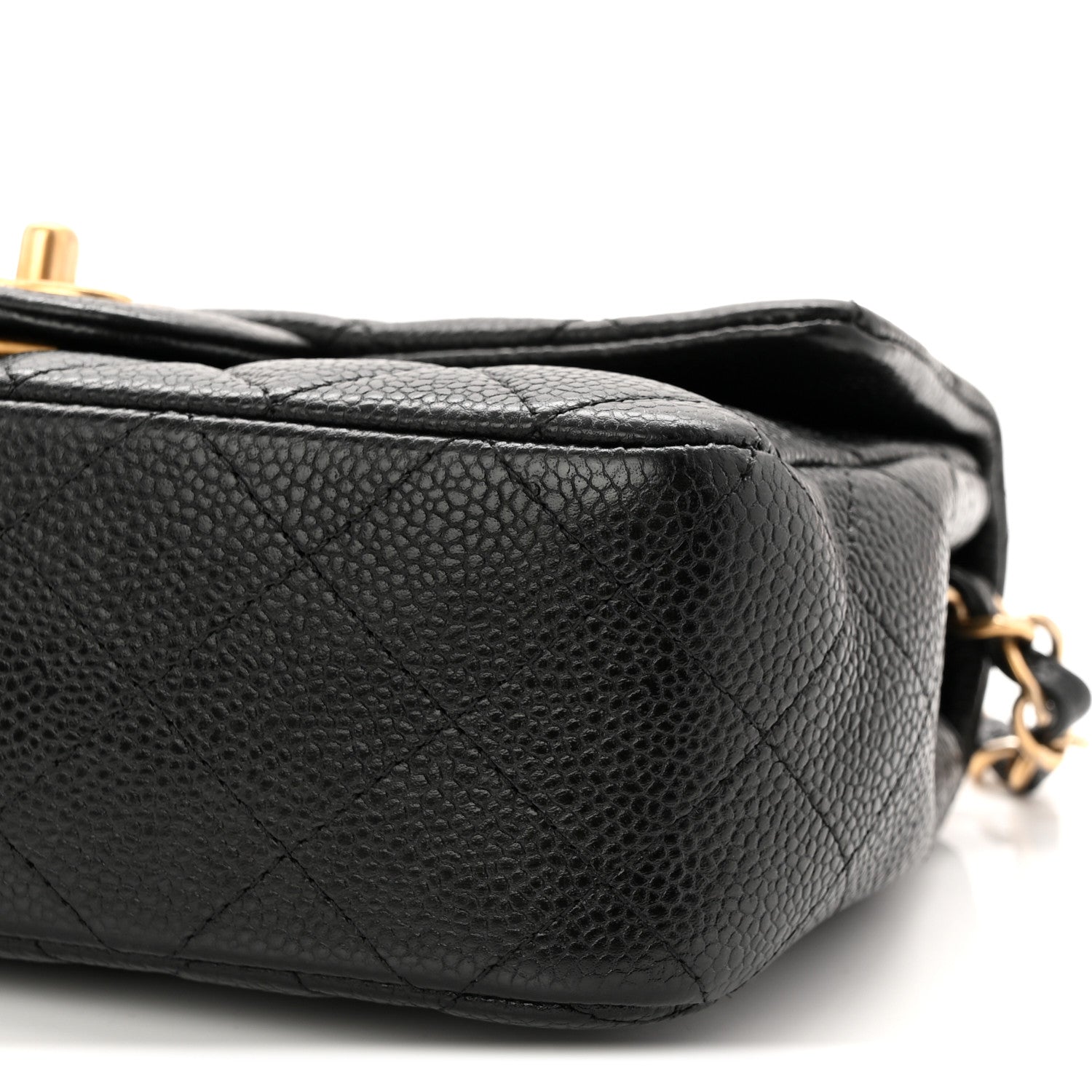 Chanel Caviar Quilted Mini Rectangular Flap Black