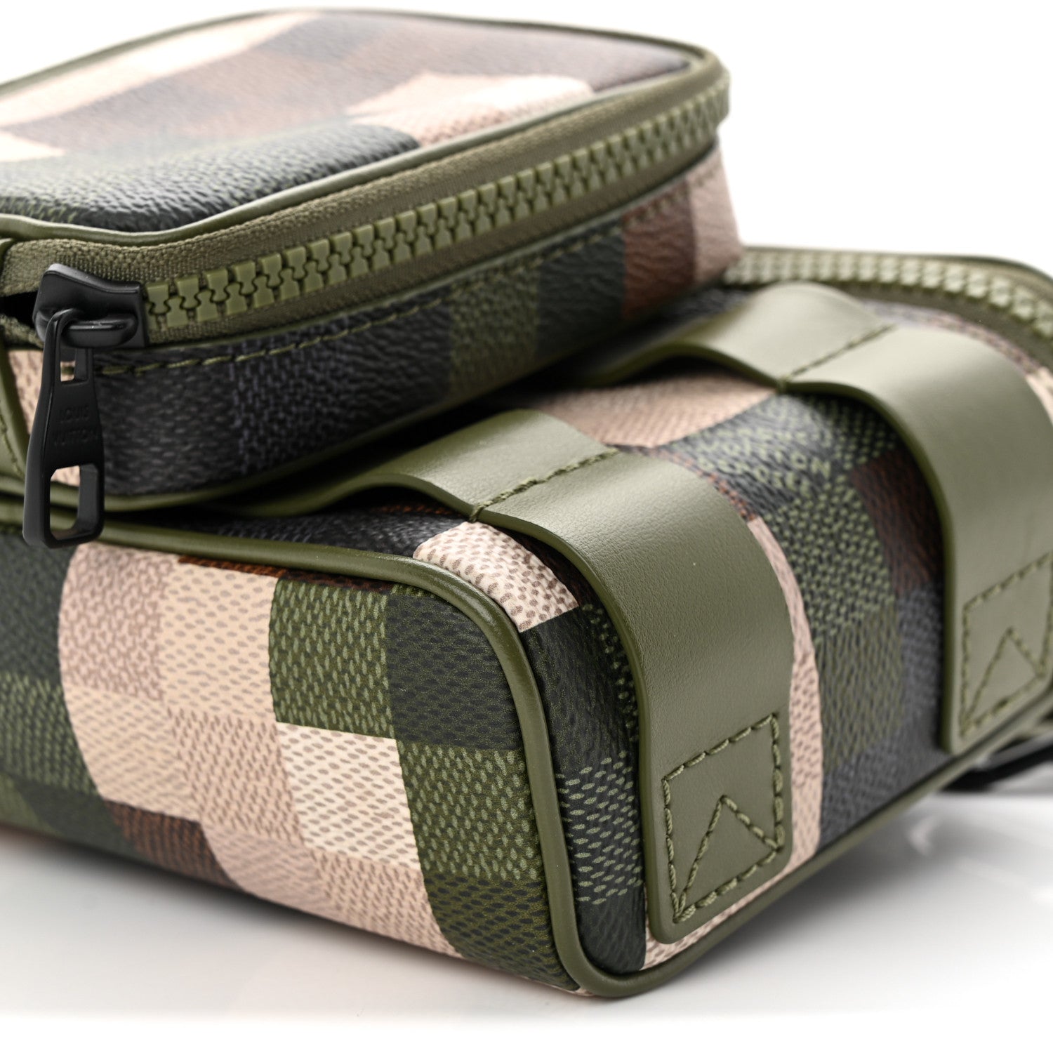 Louis Vuitton Damoflage LV Trail Wearable Wallet Green