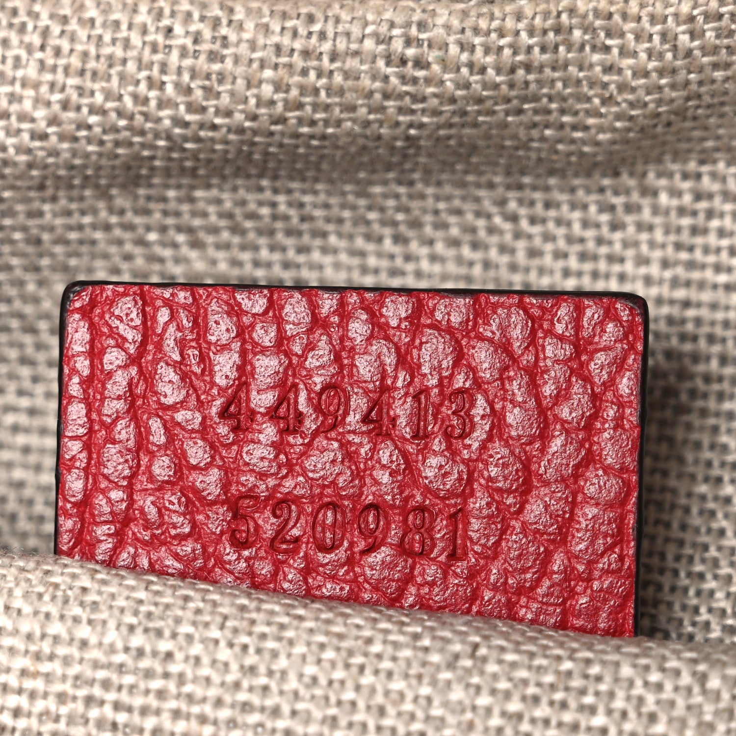 Gucci Monogram Mini Bree Messenger Bag Red