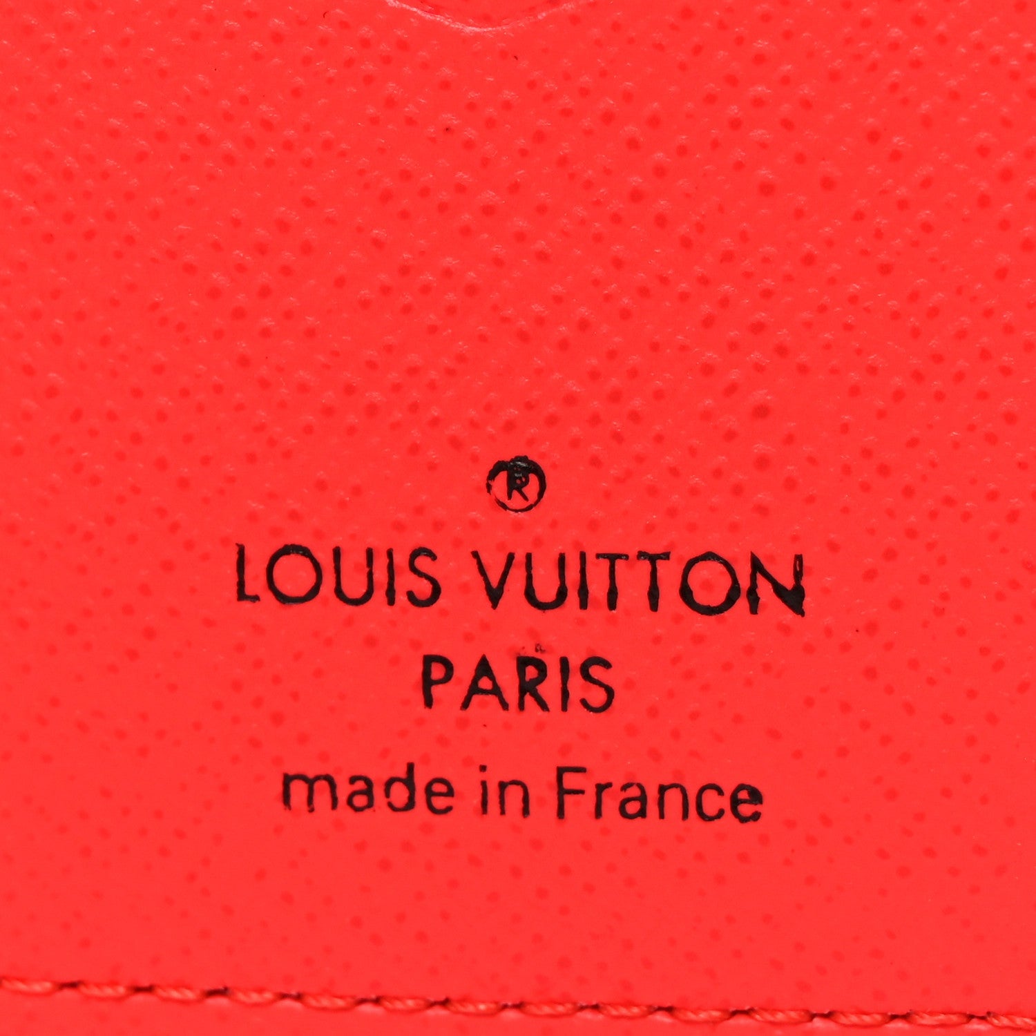 Louis Vuitton Taigarama Pocket Organizer NM Fire Red