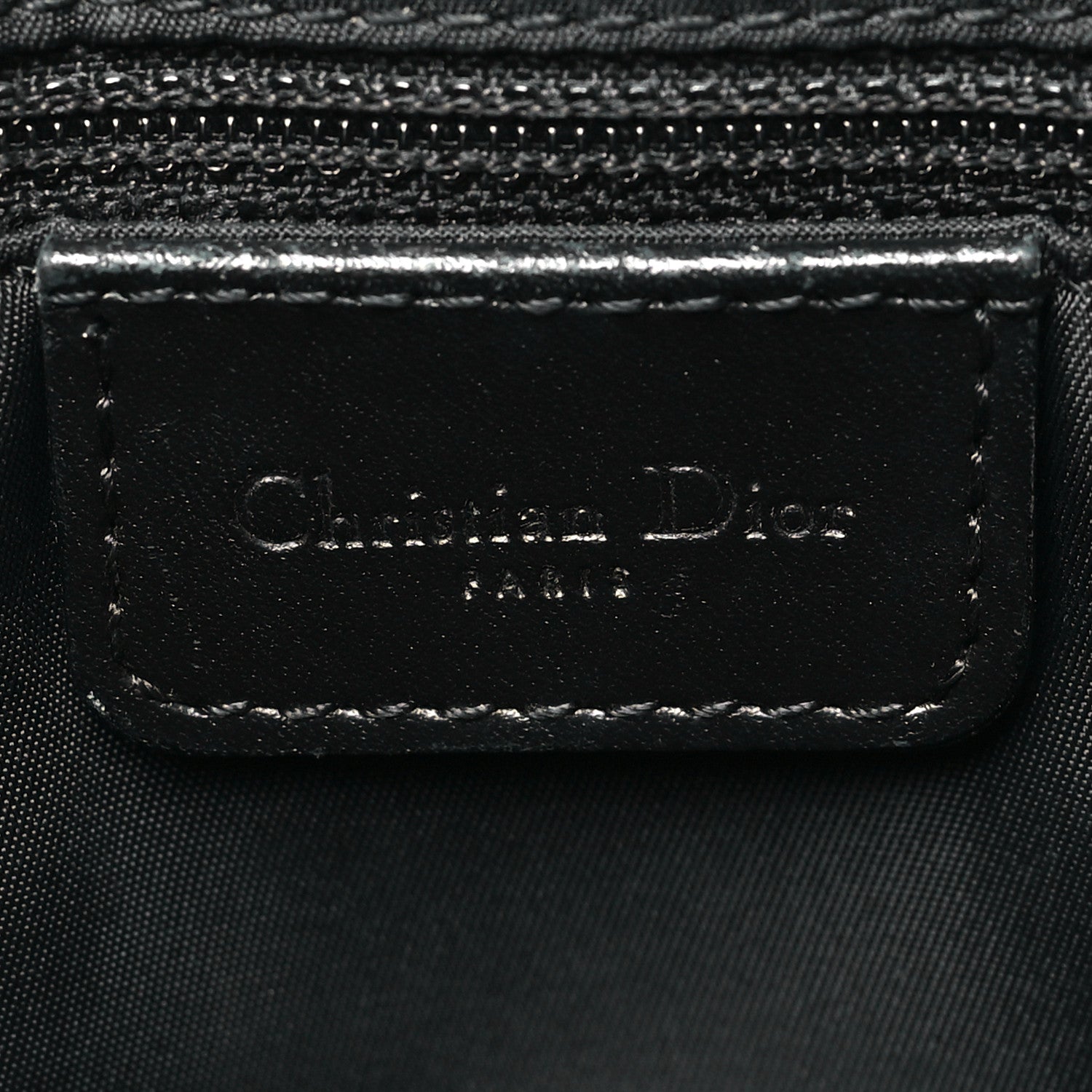 Christian Dior Monogram Messenger Black
