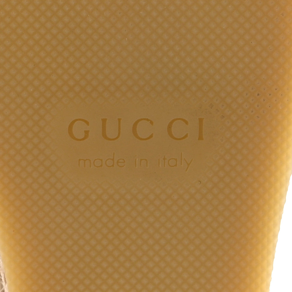 Gucci Nappa Matelasse GG Marmont Slingback Platform 45/130mm Espadrille Wedges 40 Black