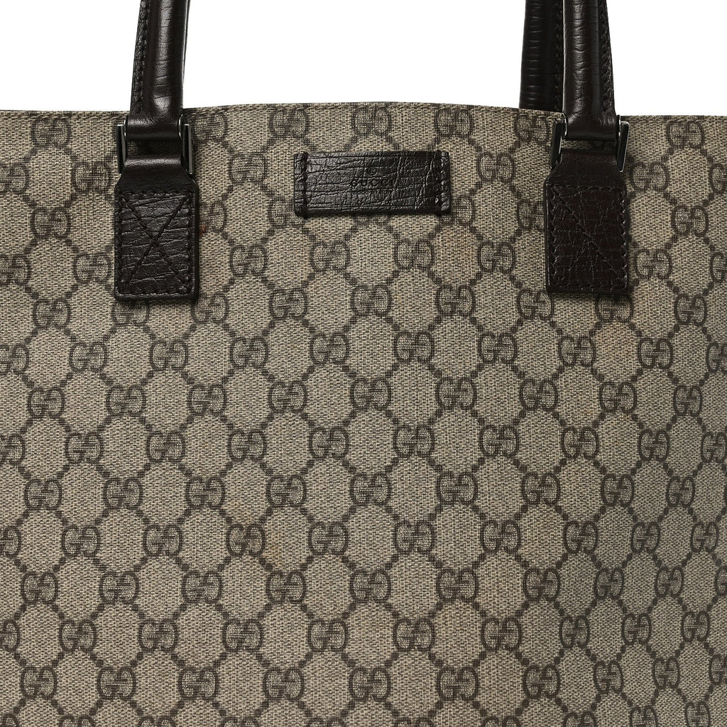 Gucci GG Plus Monogram Small Vertical Tote Dark Brown