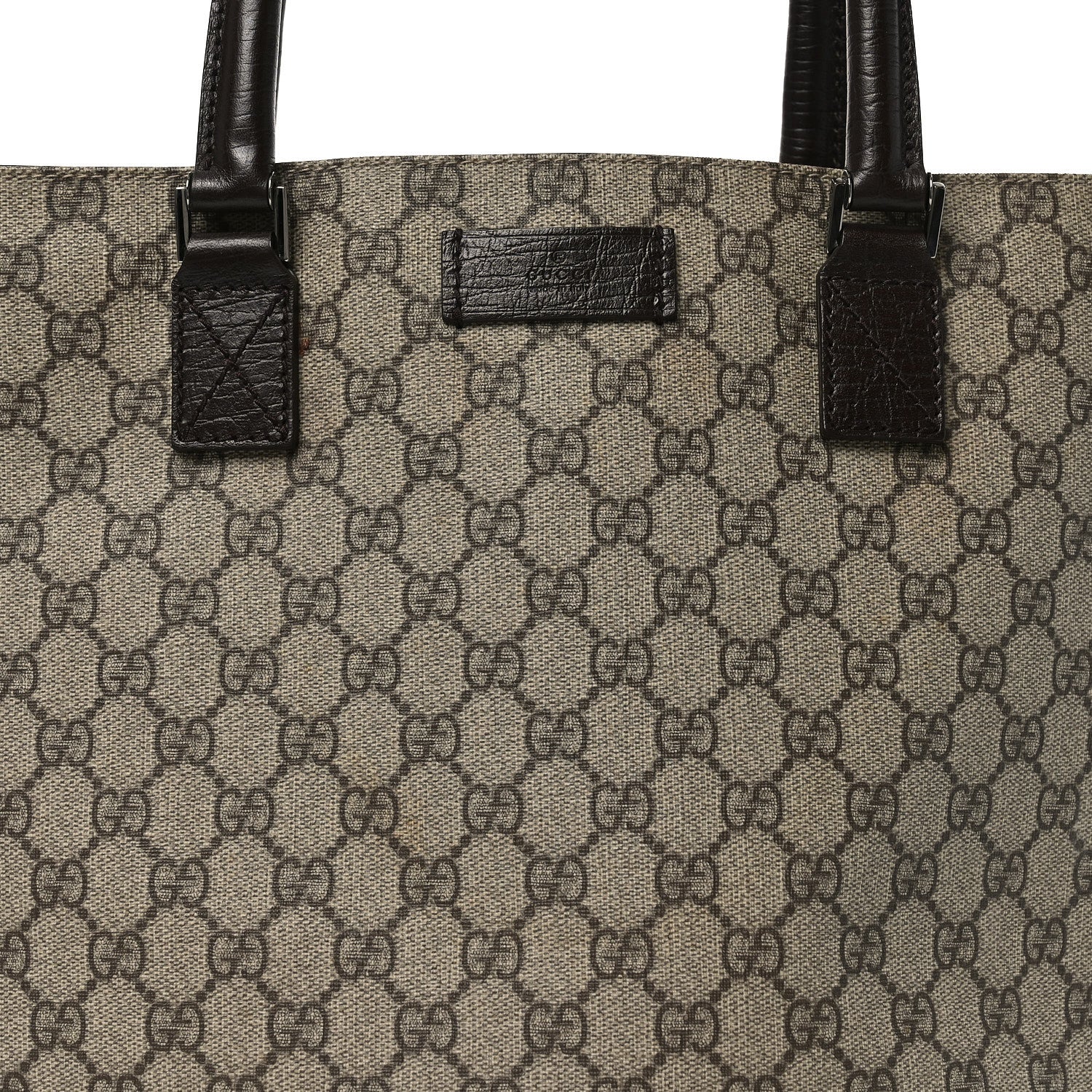 Gucci GG Plus Monogram Small Vertical Tote Dark Brown