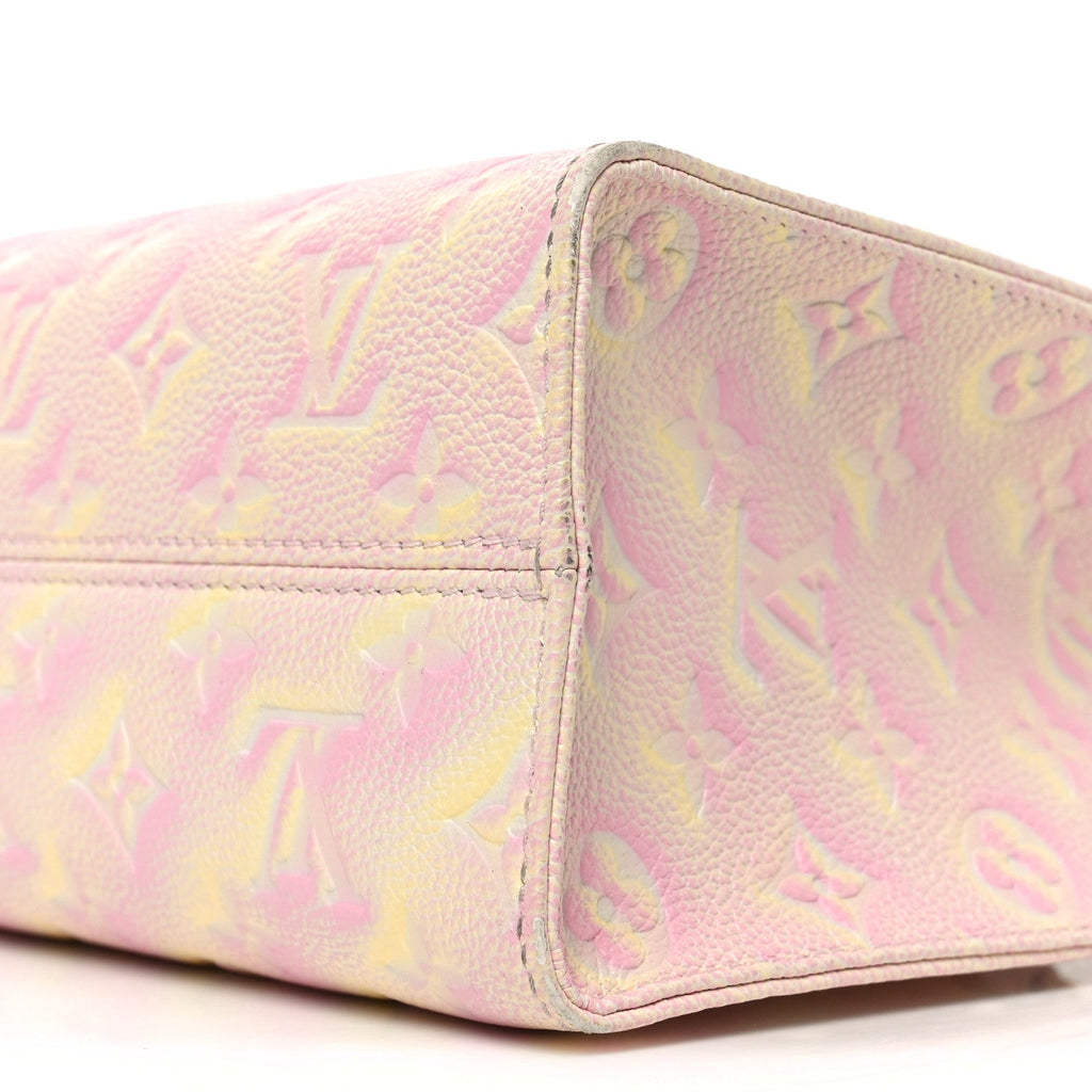 Louis Vuitton Empreinte Monogram Summer Stardust Onthego PM Pink