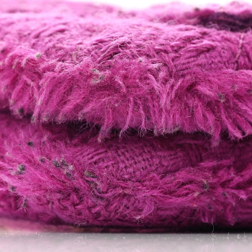 Chanel Wool Tweed Giant Logo Waist Bag Magenta