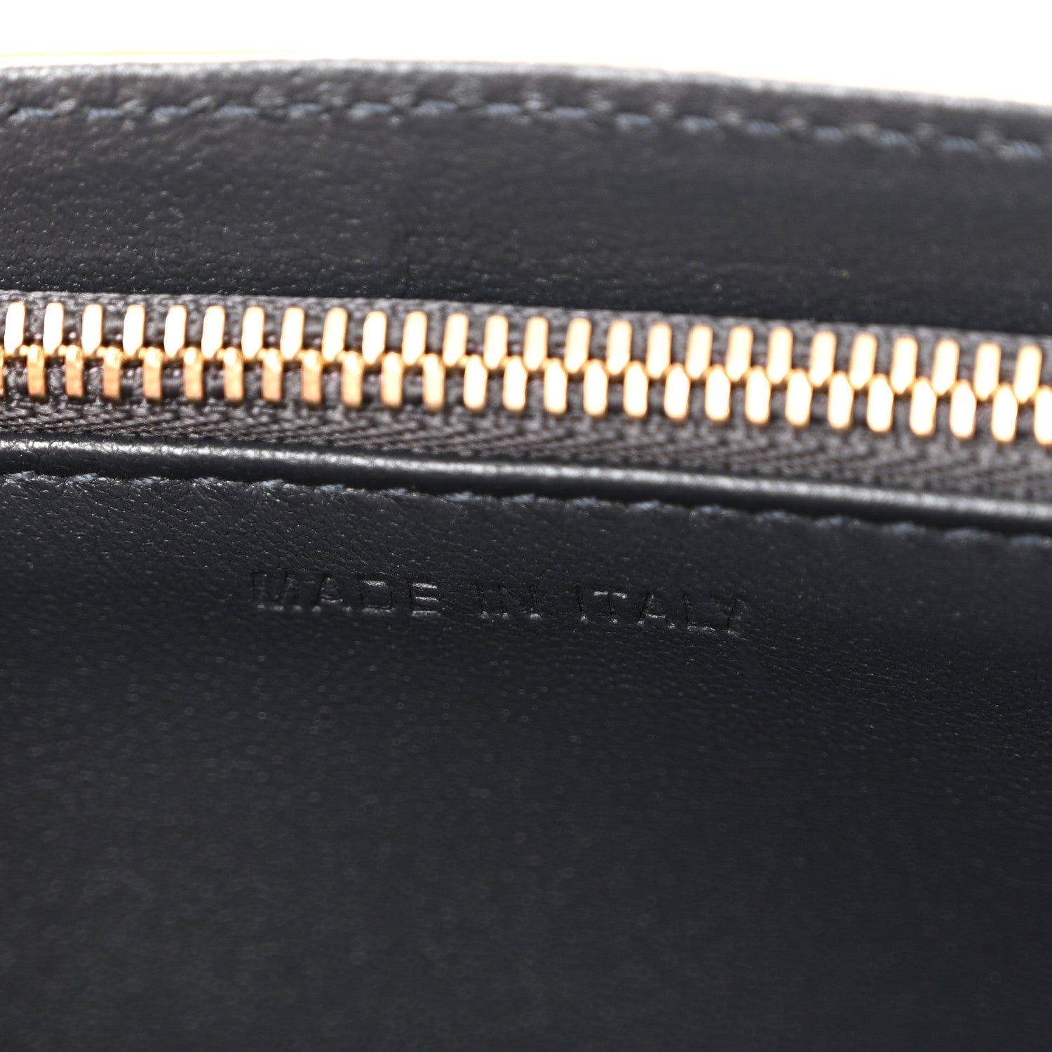 Christian Dior Metallic Patent Micro-Cannage Diorama Wallet on Chain Pouch Orange