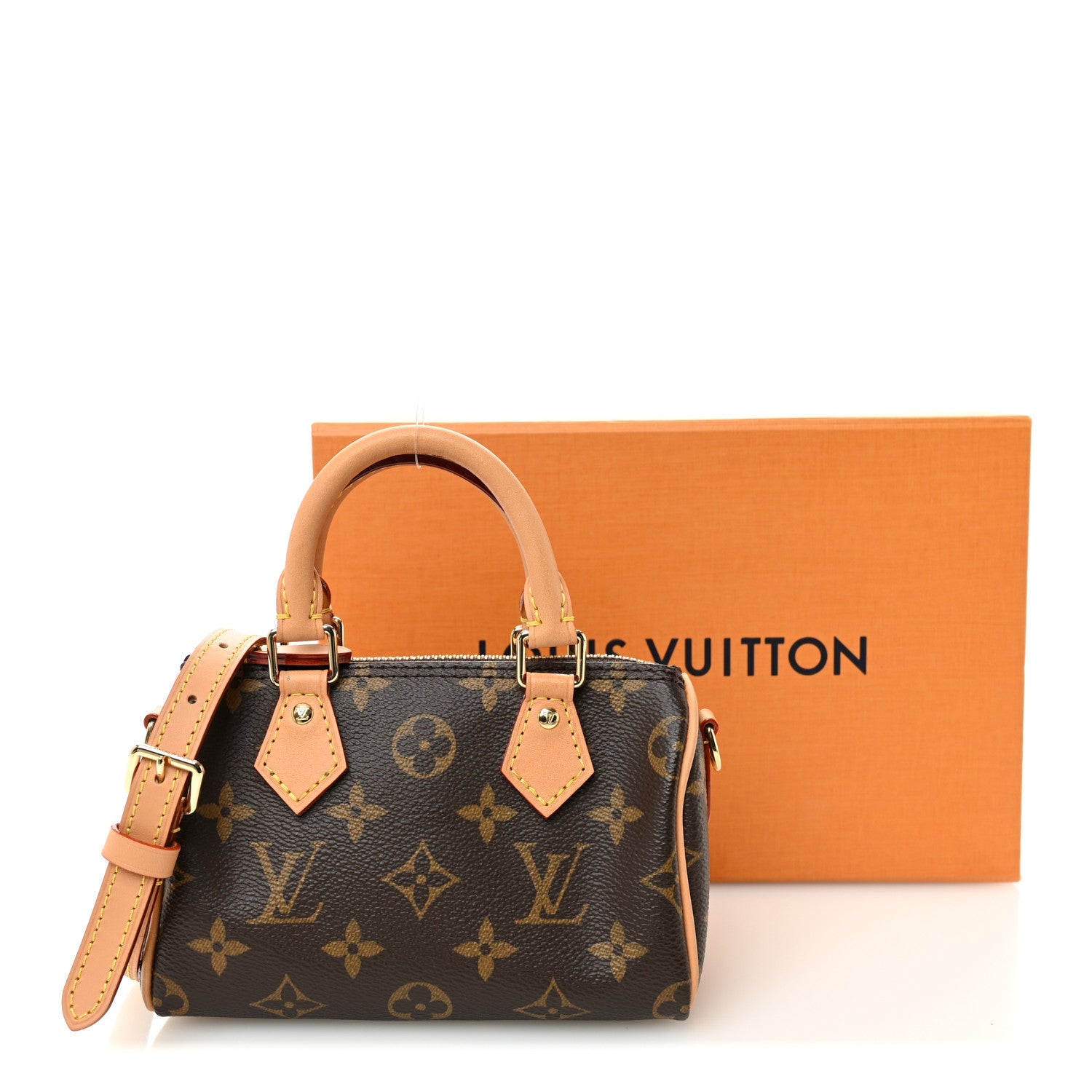 Louis Vuitton Monogram Nano Speedy Bandouliere